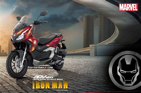 Honda Luncurkan Skutik Adv 160 Dengan Livery Marvel Iron Man Dan