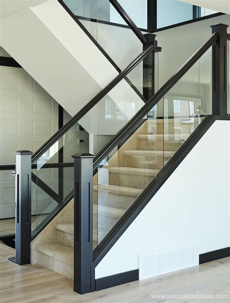 Modern Staircase Glass Railing Designs Glass Designs