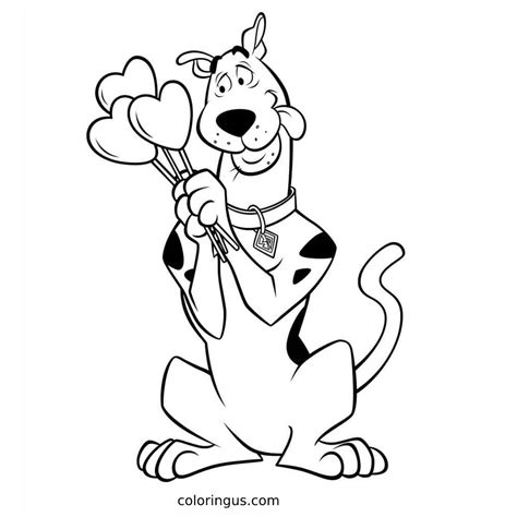 Scooby Doo Coloring Pages Free Printable Pdf