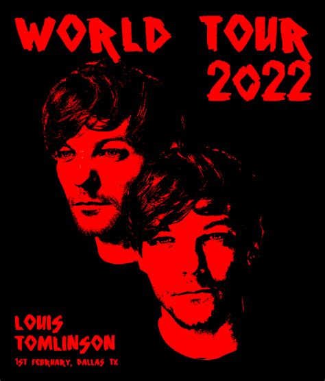 Louis Tomlinson Music Poster World Tour Dallas St February Louis