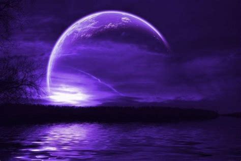 Purple Moon Wallpapers Top Free Purple Moon Backgrounds WallpaperAccess