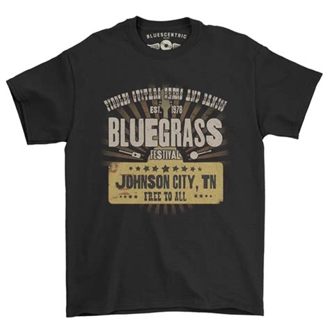 Bluegrass Festival T Shirt Classic Heavy Cotton