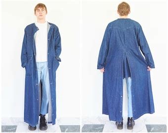 Denim Duster Etsy