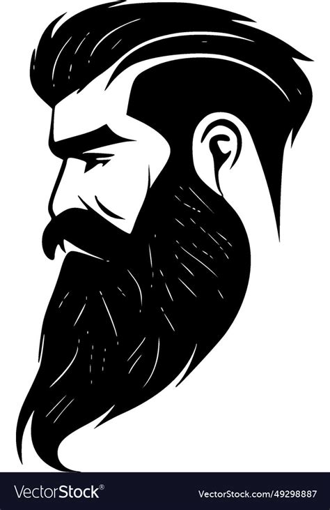 Beard - high quality logo - ideal for t-shirt Vector Image