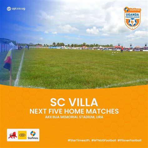 StarTimes Uganda Premier League On Twitter SC Villa Is Playing Their