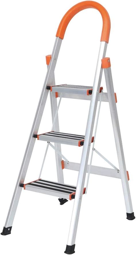 Sogesfurniture 3 Step Ladder Folding Stepladder Aluminum Step Ladder