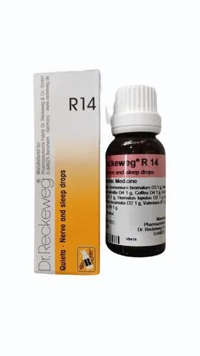 Nerve And Sleep Drop R14 Drreckeweg 22ml At Rs 270bottle In Rampur