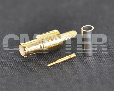 MCX Male Connector Crimp RG178 RF Coaxial Connectors Cmpter