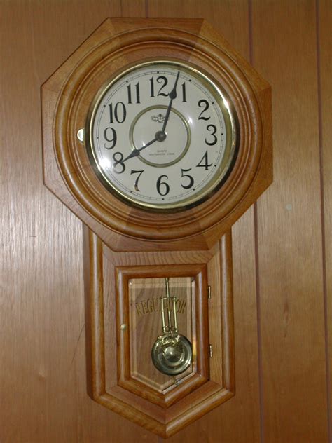 Chiming Pendulum Wall Clock Battery Operated by MerlinMN on Etsy