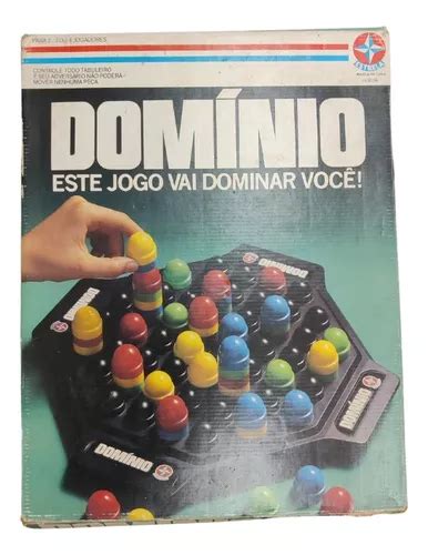 Jogo De Tabuleiro Dominio Estrela Antigo Completo