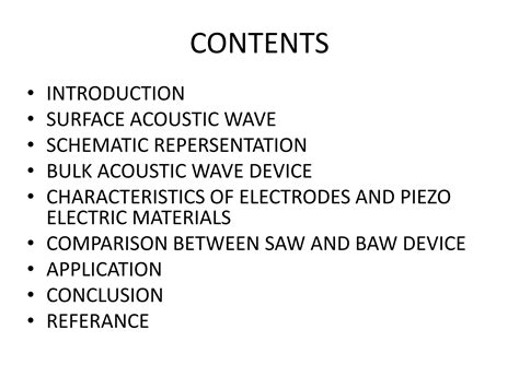 Bulk Acoustic Wave 6