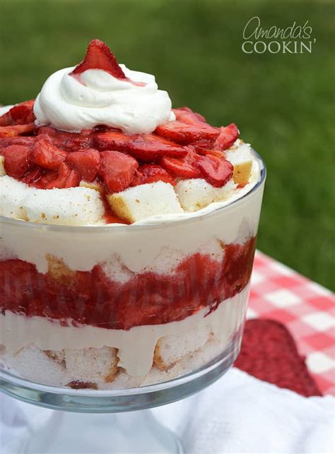 Strawberry Trifle Cream Cheese Cool Whip