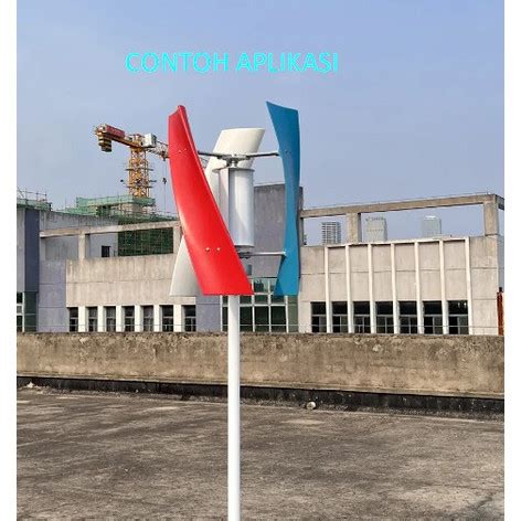 Jual Vertical Axis Wind Turbine Vawt Turbin Angin Watt