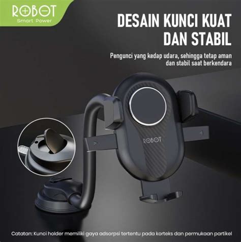 Jual Robot Rt Ch17 Phone Holder Tatakan Dudukan Hp Di Mobil Kaca