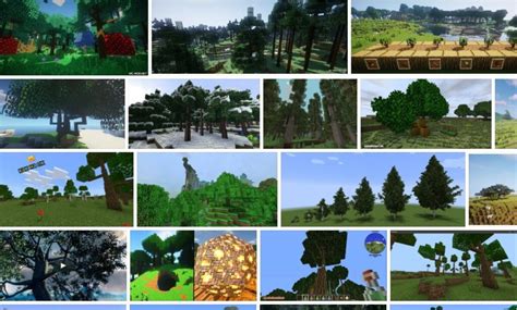 Dynamic Trees - Mods - Minecraft | Tree Types