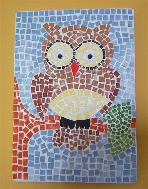 Atividades De Artes Com Mosaico - Atividades De Artes Mosaico Para Imprimir - NAZAEDU