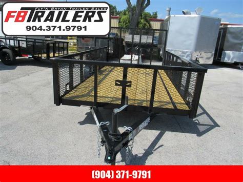 2023 Anderson Manufacturing 6x12 With 2ft Mesh Sides Utility Trailer Fb Trailer Dealer