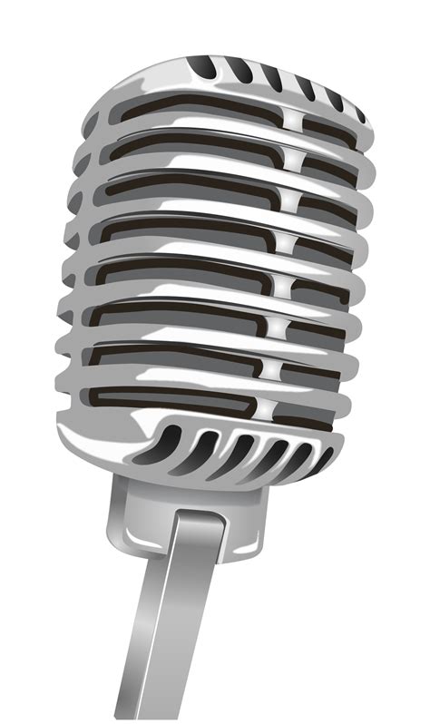 Vintage Microphone Png