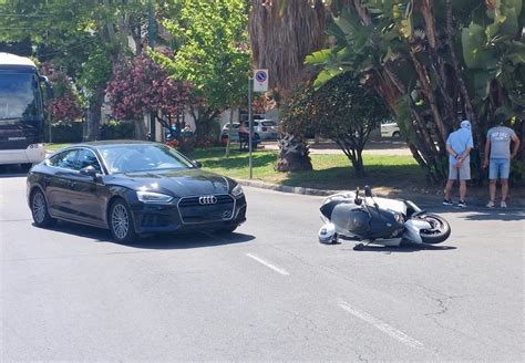 Scontro Auto Moto In Centro A Sanremo Ferito Un Uomo Di 50 Anni