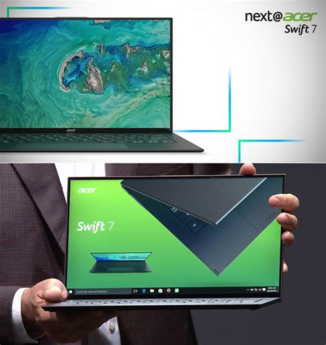 Acer S New Swift 7 Is Now The World S Thinnest Laptop Thanks To A