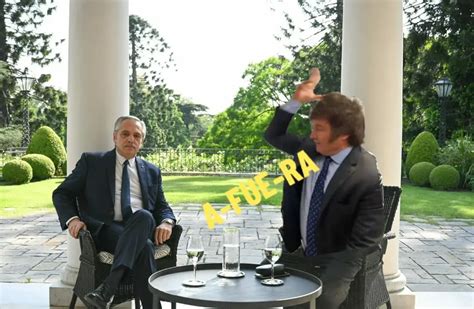 La Reunión De Javier Milei Y Alberto Fernández En Olivos Los Mejores