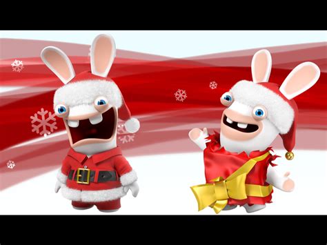 Merry Rabbids Christmas Disney Funny Fun Rayman Raving Rabbids