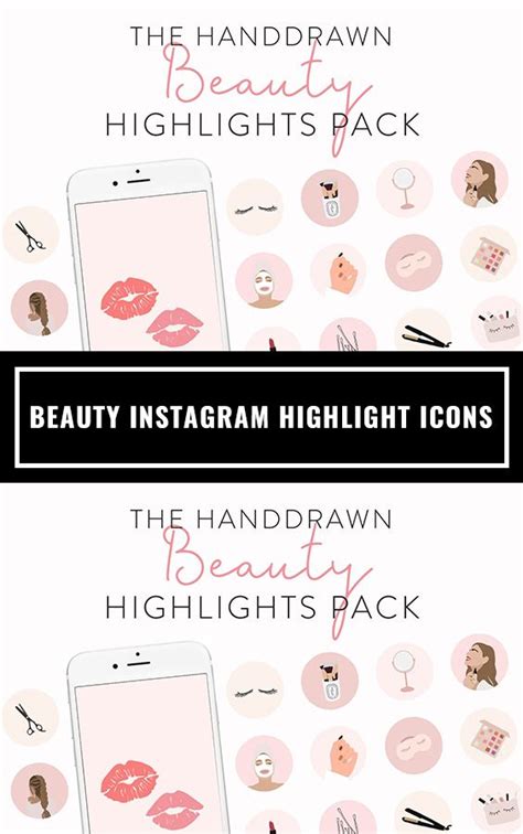 Beauty Instagram Highlight Icons | Instagram highlight icons, Different ...