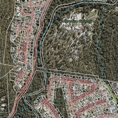 upper coomera   map  department  resources avenza maps