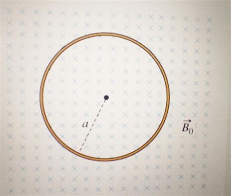 The Following Sketch Shows The Coil Lying In The Plane Of The Screen