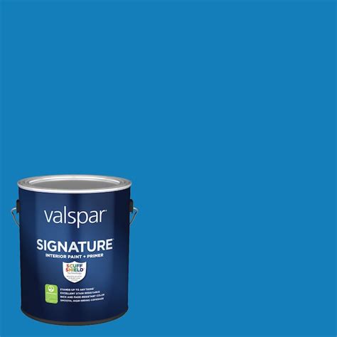 Valspar Signature Semi Gloss Cosmic Blue 4008 10c Latex Interior Paint