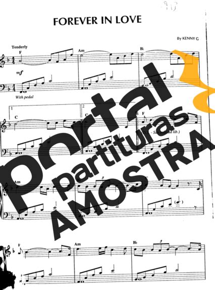 Forever In Love - Kenny G - Partitura para Piano