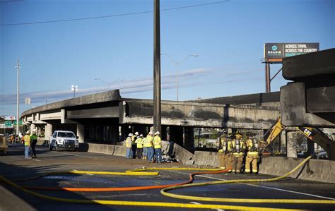 This Burning Collapsed Atlanta Highway Is American Infrastructure In A