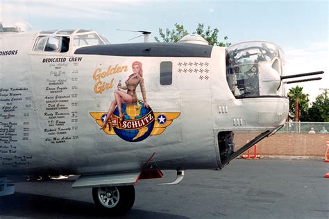 Consolidated Vultee B 24j Liberator Wwii High Wing Four Engine Long