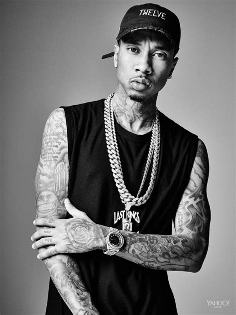 Tyga Poses For Yahoo Style Talks Music Fashion