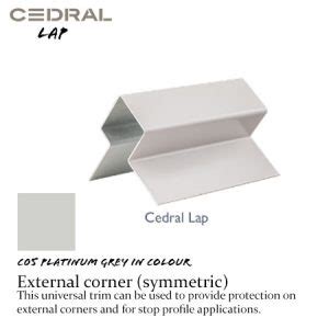 Cedral Lap Fibre Cement Cladding C Platinum Grey Chiltern Timber