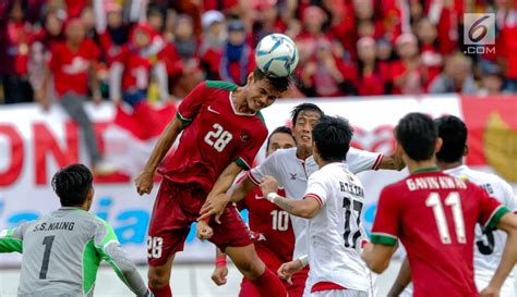 PHOTO Taklukkan Myanmar Timnas U 22 Indonesia Bawa Pulang Perungggu