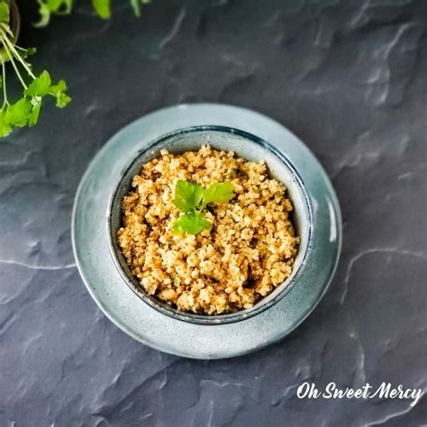 Easy Herbed Quinoa Or Rice Thm E Low Fat Oh Sweet Mercy