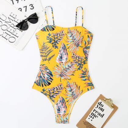 Sexy One Piece Print Bikini Swimsuit On Luulla