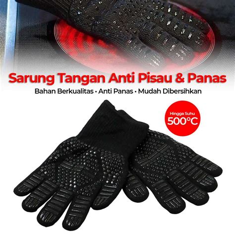 Jual Weibolshout Sarung Tangan Anti Pisau Dan Panas Heat Jakmall