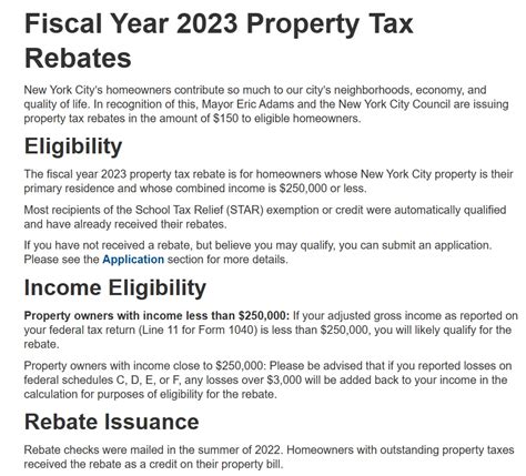 2023 Property Tax Rebate Form How To Apply And Eligibility Criteria