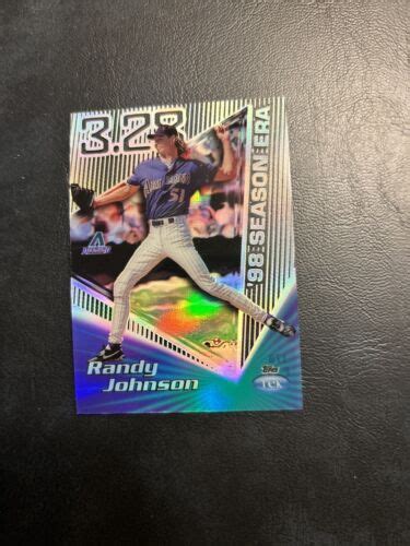 C54a 1999 Topps Tek 17b Randy Johnson Arizona Diamondbacks Pattern 25