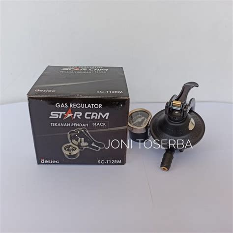 Jual Regulator Kompor Gas Lpg Starcam Sc T Rm Black Edition Tekanan