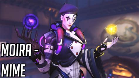 Moira Mime Skin Showcase Overwatch Youtube