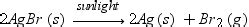 Write Balanced Equation Of The Folloing Reaction Silver Bromide On