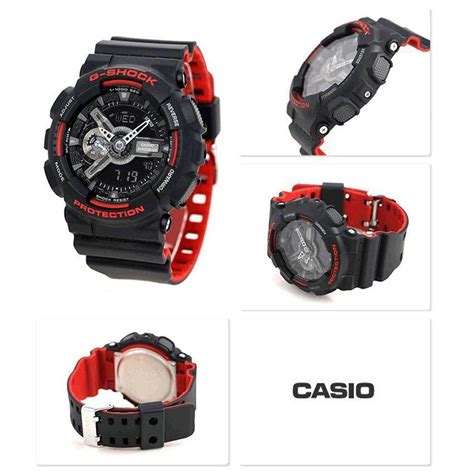 นาฬิกา คาสิโอ Casio G Shock Limited Black Red Hr Series รุ่น Ga 110hr Handl Thaipick