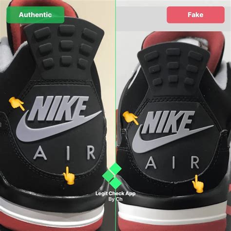 Check Giày Cách Phân Biệt Air Jordan 4 Bred Real Vs Fake Jordan 1