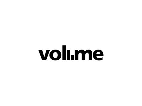 Volume Logo by Alper Tornaci on Dribbble