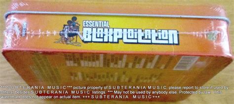 Essential Blaxploitation 3cds Of Ghetto Super Bad Funk 3xcd Tin Box Set