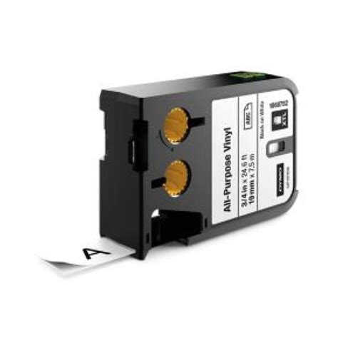 XTL 3/4IN BLACK ON WHITE ALL-PURPOSE VINYL (1868752)