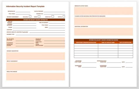 Equipment Fault Report Template Best Professional Templates